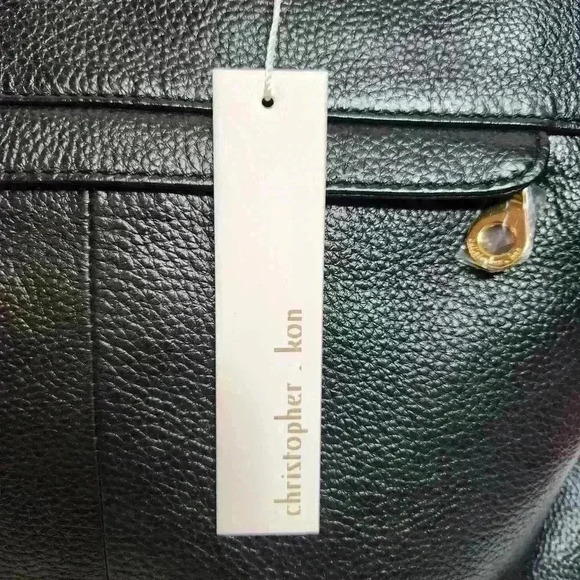 Christopher Kon NWT large black shoulder bag tote - Picture 3 of 12